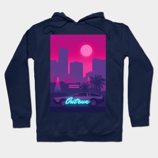 Outrun Night city Hoodie